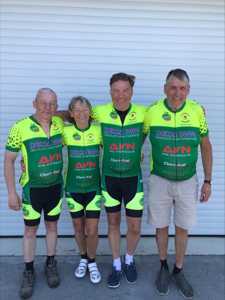 John, Vivi, Hans og Bjarne fra Team Nordsjælland